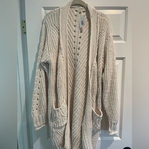 Open Knit Cardigan - New With Tags